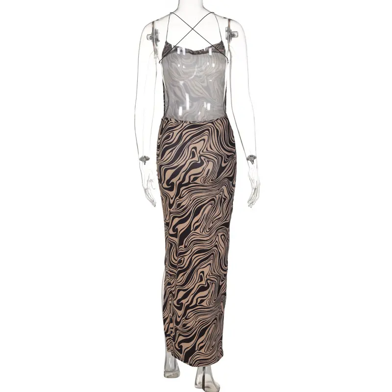 Backless split dress - Image 7