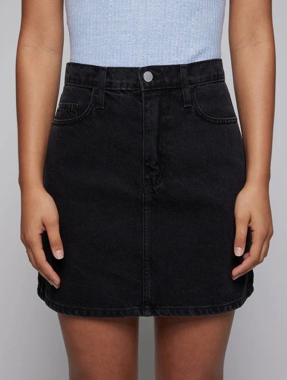 Denim Skirts Women Summer Vintage