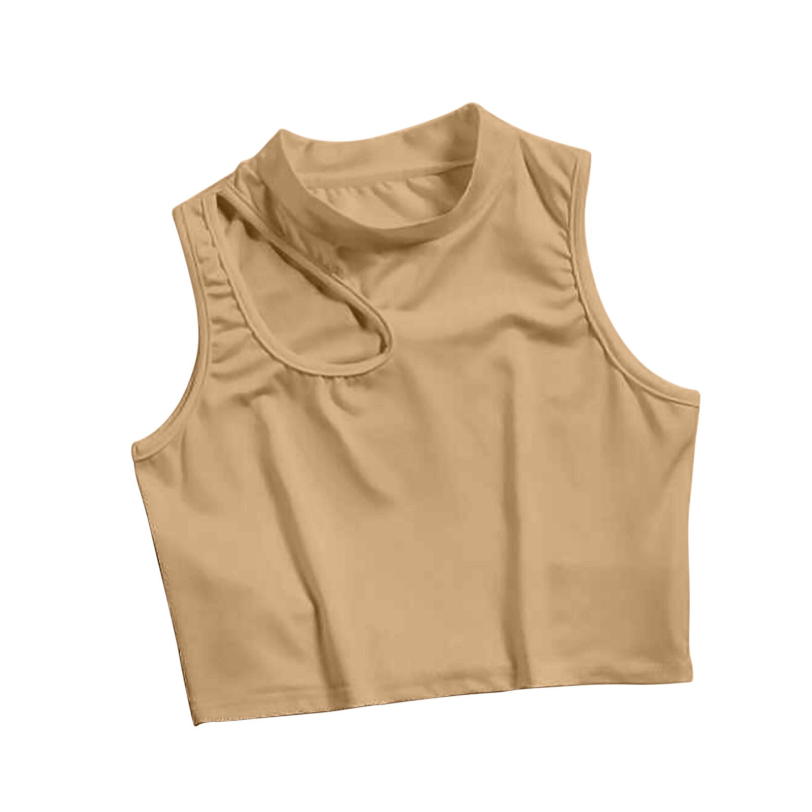 Turtleneck Sleeveless Blouse - Image 5